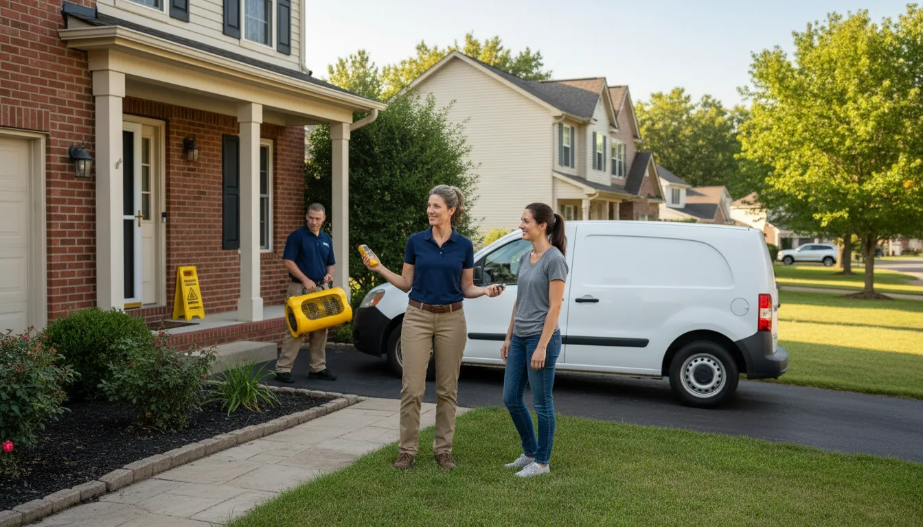 Water restoration image for Water Damage & Restoration Services in Grovetown, GA